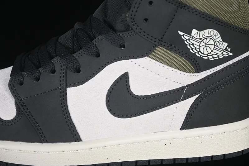 All categories Air Jordan Jordan series basketball shoes Air Jordan 1 Mid Air Jordan 1 Mid AJ1 Joe 1 olive green Chinese culture and leisure sneakers HV4091-102